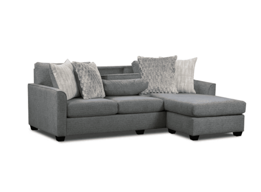 Irving Charcoal Sofa Chaise